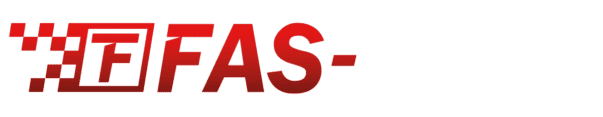Fas-Trak Logo in Red and White